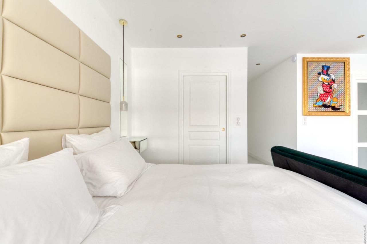 Luxury Maubourg - Vue Mer - Croisette 50M Plage - Clim - Terrasse Cannes Bagian luar foto