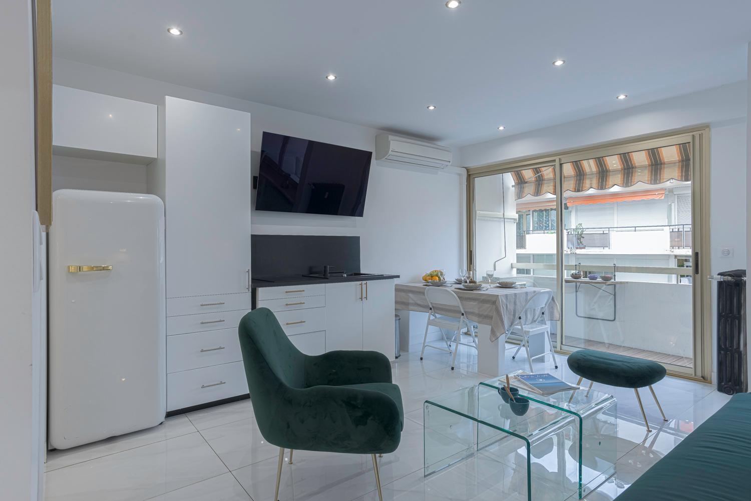 Luxury Maubourg - Vue Mer - Croisette 50M Plage - Clim - Terrasse Cannes Bagian luar foto