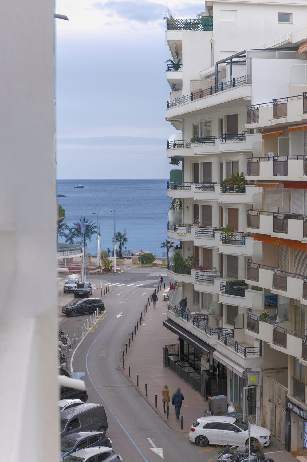 Luxury Maubourg - Vue Mer - Croisette 50M Plage - Clim - Terrasse Cannes Bagian luar foto