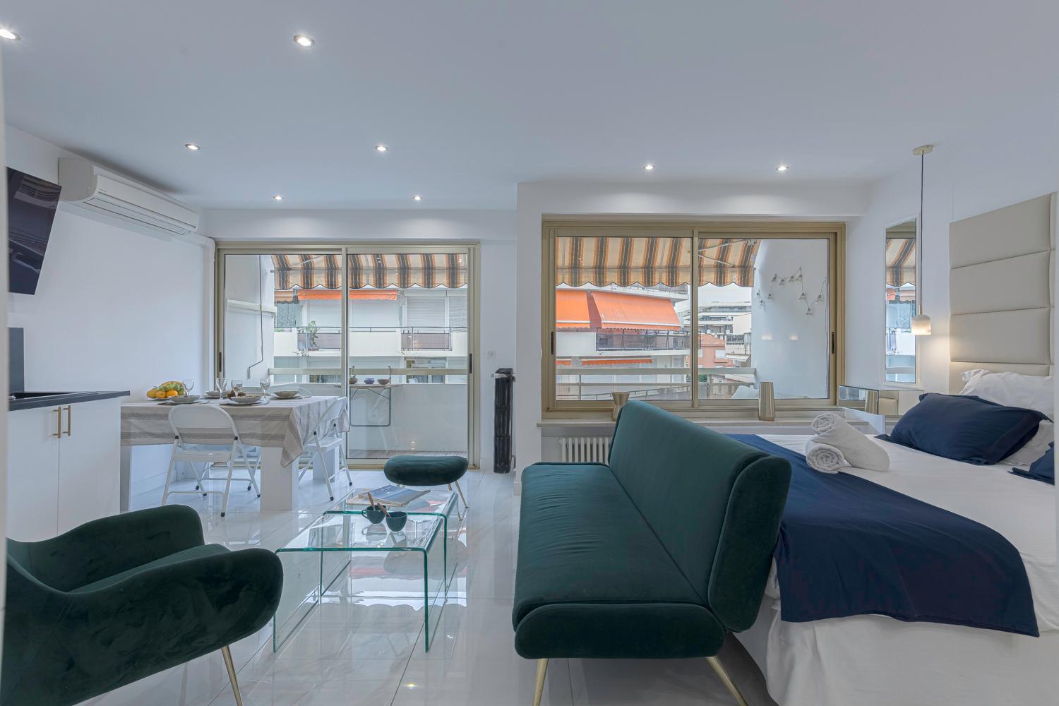Luxury Maubourg - Vue Mer - Croisette 50M Plage - Clim - Terrasse Cannes Bagian luar foto